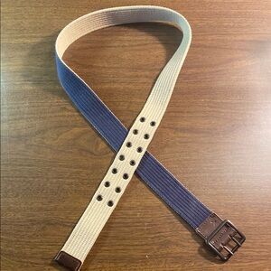 American Eagle Outfitters Tan and Blue Belt